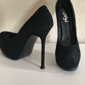Yves Saint Laurent Women's Black High Heels - YSL Rive Gauche pumps